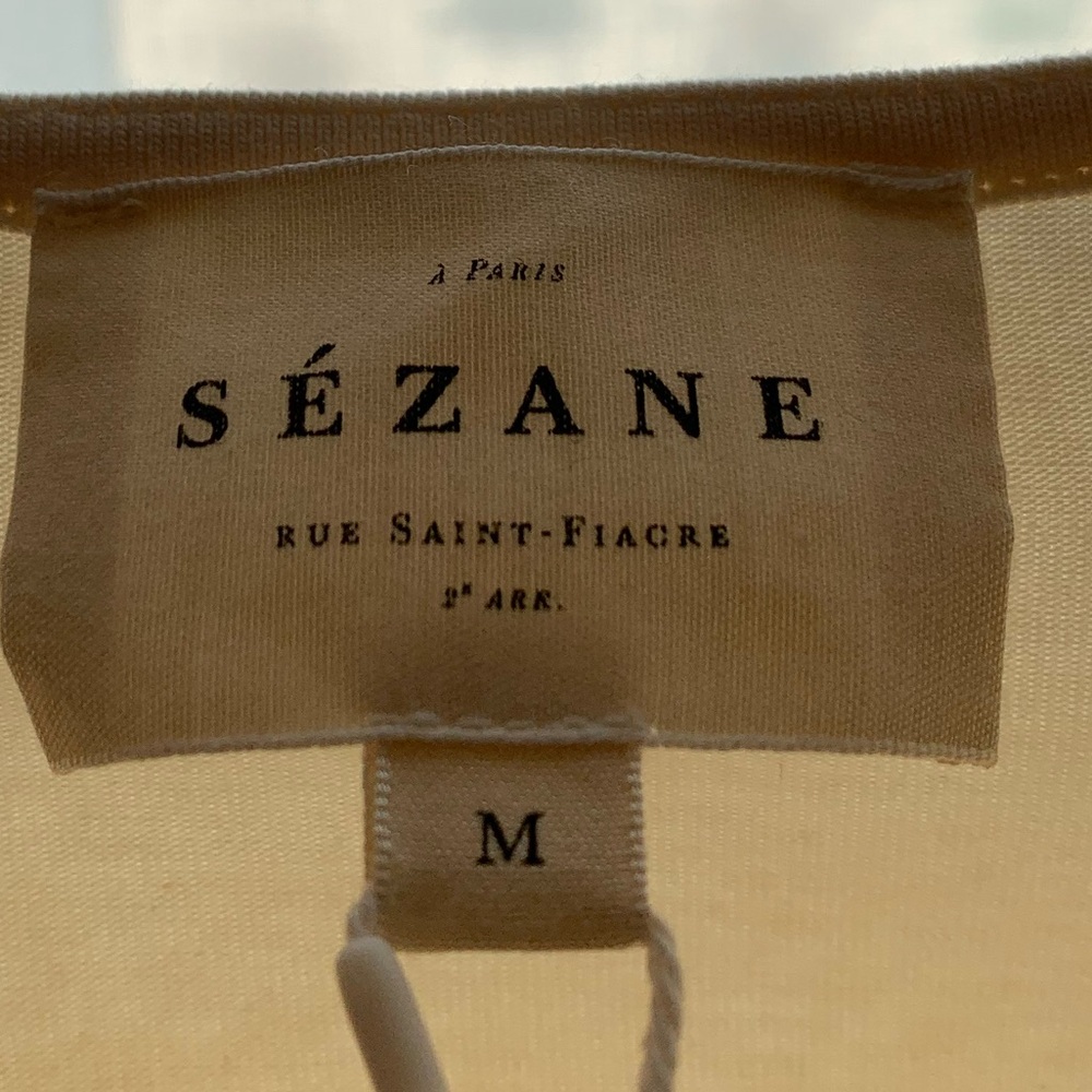 Brand New Sézane Pippa Dress, size medium, color white/cream - Picture 2 of 5